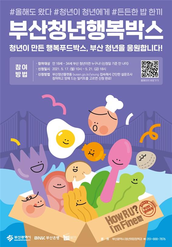 청년행복박스 홍보 포스터.(사진제공=부산시) 청년행복박스 홍보 포스터.(사진제공=부산시)
