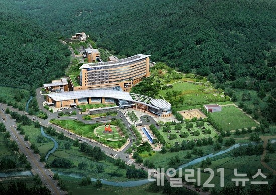 동남권원자력의학원 조감도.(출처=동남권원자력의학원) 동남권원자력의학원 조감도.(출처=동남권원자력의학원)
