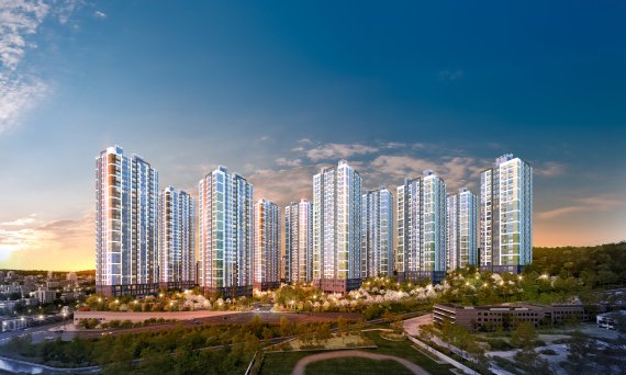'두산위브더제니스 양산' 조감도.(제공=두산건설) '두산위브더제니스 양산' 조감도.(제공=두산건설)