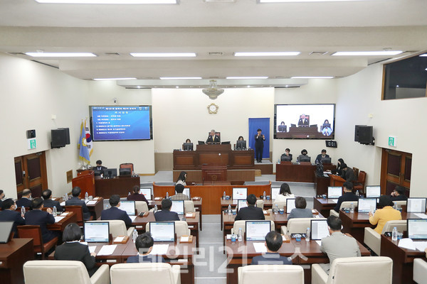 제191회 제2차 정례회 제2차 본회의 모습./사진=양산시의회 제공 제191회 제2차 정례회 제2차 본회의 모습./사진=양산시의회 제공
