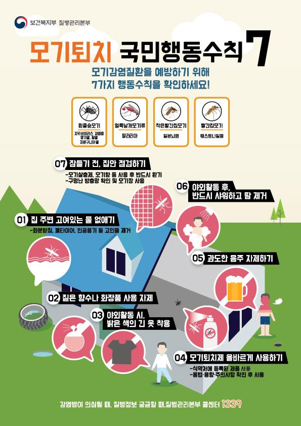 모기퇴치 행동수칙. / 사진 = 부산시 제공 모기퇴치 행동수칙. / 사진 = 부산시 제공