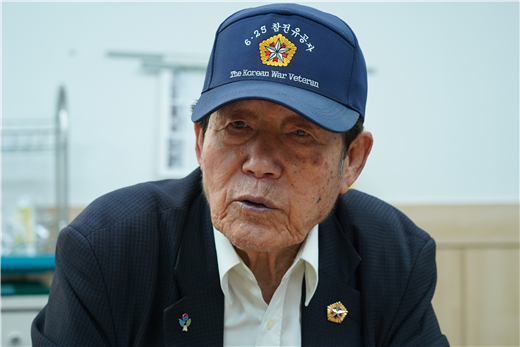 6.25참전유공자회 홍순해 수영구지회장. 6.25참전유공자회 홍순해 수영구지회장.